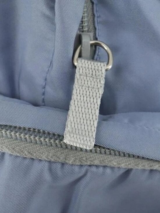 PRADA Backpack Nylon Light Blue Silver Auth 169576 main image 13